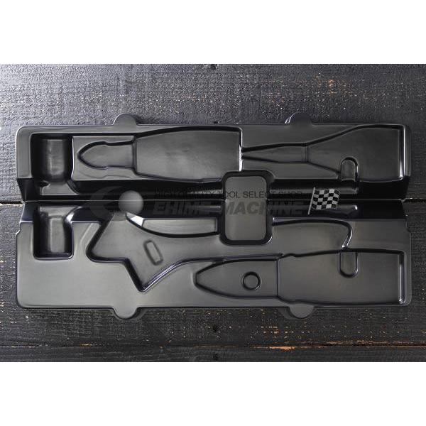 KTC両開きメタルケース（工具箱）EK-1A,EK-10Aシリーズ専用樹脂成型トレイです。EK-1A(各色),EK-10A(各色),SK330P-Mをお持ちの方で、ツールセットのようにハンドツール類を管理されたい場合に便利です。トレイに収ま...