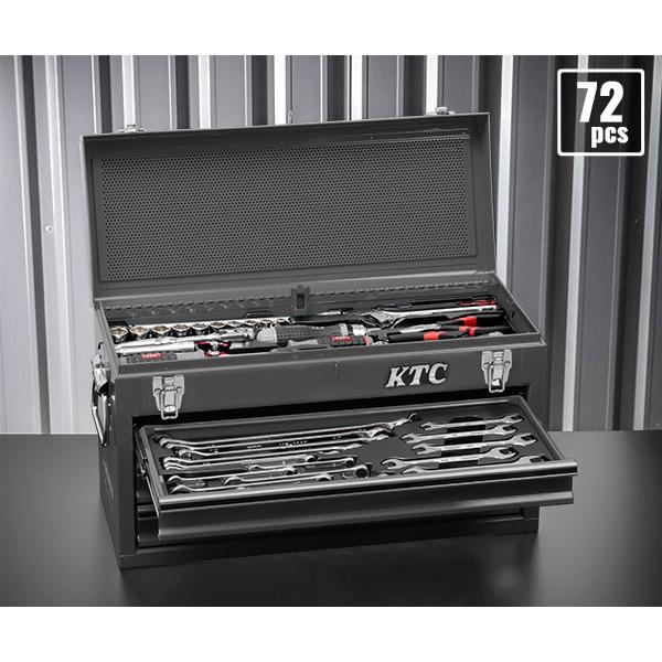 KTC KTC 9.5sq. 72点工具セット マットグレー SK37220XMGYEM