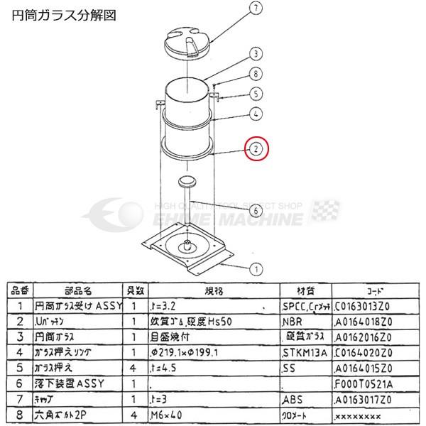 部品 代引き不可 オカツネ T 75n用パーツ Uパッキン T 75n 2 Ehime Machine 通販 Paypayモール