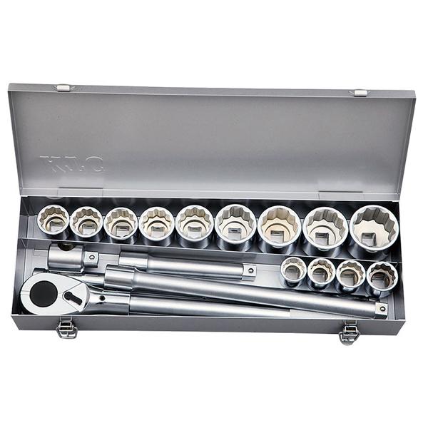 京都機械工具 KTC ソケットレンチセット TB618BB 19.0SQ 18点 (レンチ