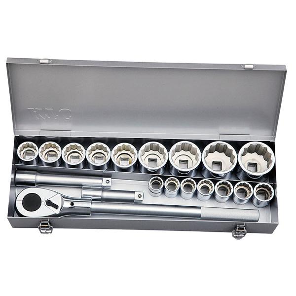 KTC KTC 19.0sq. ソケットレンチセット 19点 TB619B : エヒメマシン