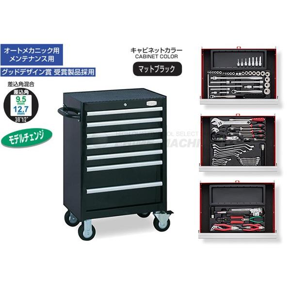 メーカー直送品 Tone トネ 工具セット 9 5sq 12 7sq 87点 ツールキャビネットセット ブラック Tcx911bk Ehime Machine 通販 Paypayモール