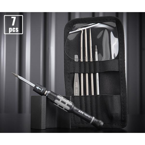 KTC 精密ラチェットドライバ ツールセット7点 TDBRPX7 フックツール