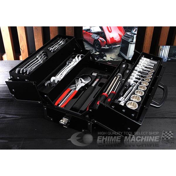 新品未使用 TONE トネ 整備用工具セット TSH430BK ツール 52点セット マットブラック 各種産業機械 整備 TONE（トネ） [メーカー直送品] 整備用工具セット TSH430ツールセット