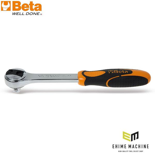 黒いボタンを指でスライドさせて、簡単に正逆回転の切り替えが可能です。ヘッドサイズが小さく限られたスペースでも作業しやすいです。　【仕様】歯数(枚)：72差込角(mm)：凸9.5全長(mm)：207質量(g)：247本体：モリブデン合金鋼表面...