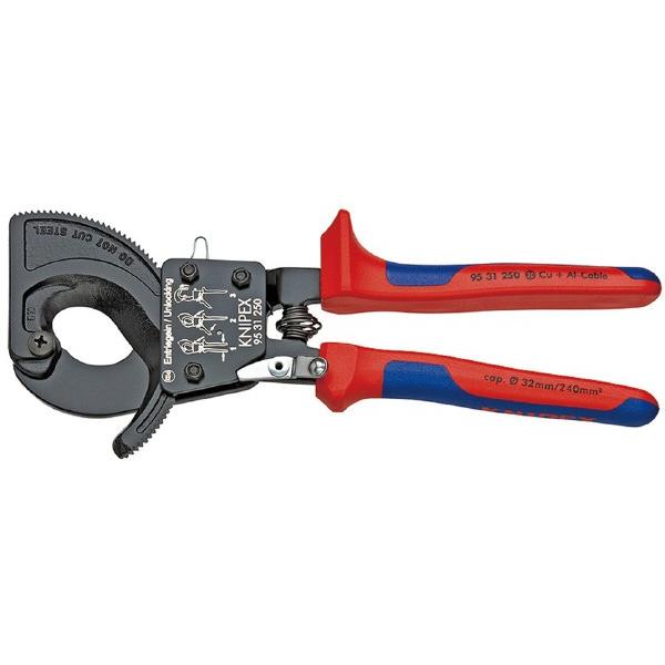 KNIPEX（クニペックス） 日本正規品 ケーブルカッター(ラチェット式