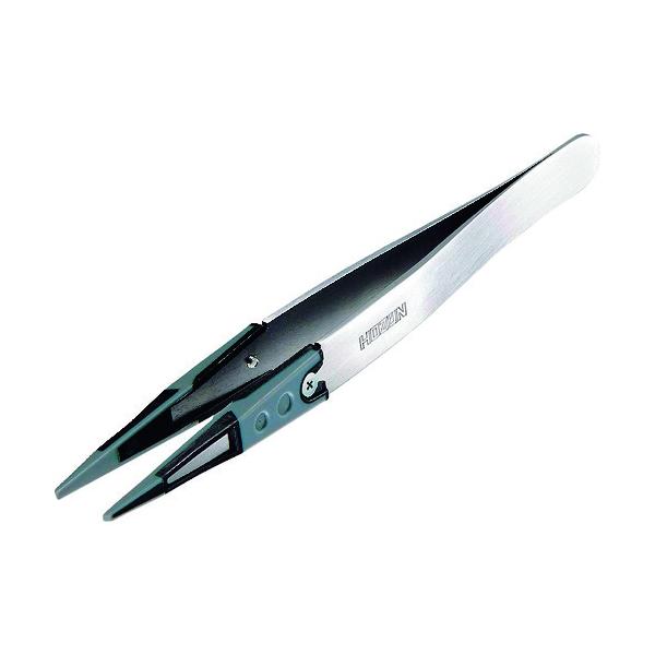 他サイト： ホーザン ESDソフトチップピンセット (P-640-J)(4962772066232) HOZANの商品画像