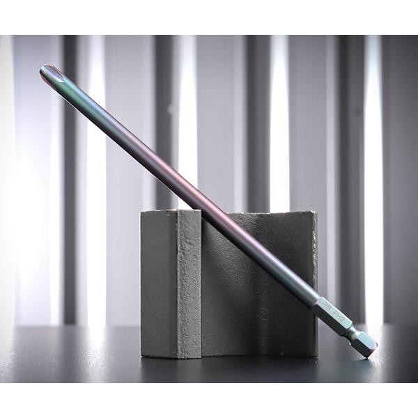 日本正規品 PBスイスツールズ 段付きプラスビット #3 全長150mm 軸長125mm 差込角6.35mm 六角軸 (E6L.190-3-150)