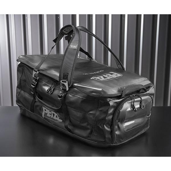PETZL（ペツル） 日本正規品 ダッフル 85 ブラック 多機能ギアバッグ