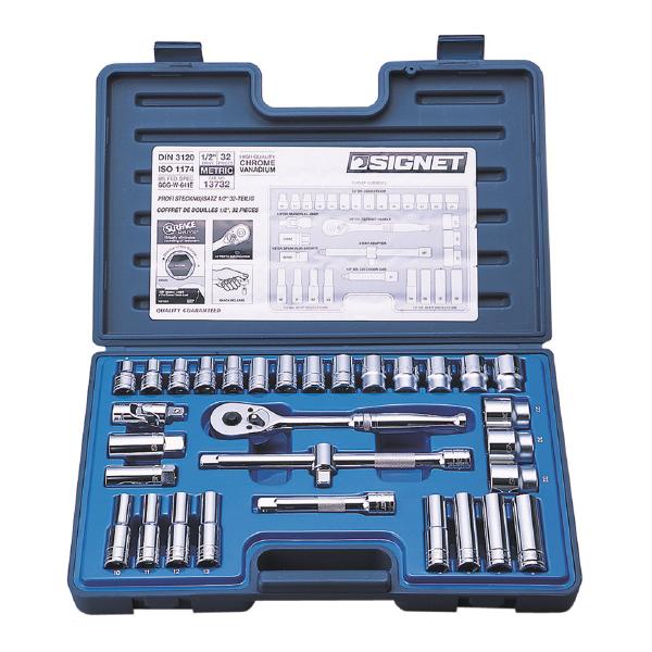 SIGNET（シグネット） 1/2DR 32PC mm ソケットレンチセット (13732
