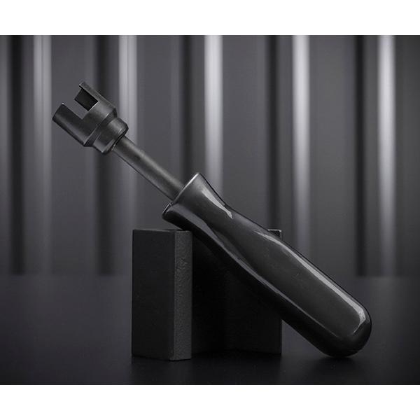 ドラムブレーキのシューホールドのリテーナースプリングの脱着に。【仕様】全長(mm)：150全幅(mm)：23全高(mm)：23ハンドル全長(mm)：94先端部外径(mm)：19.9先端部内径(mm)：12.1-17.1先端部切り割き部(mm...