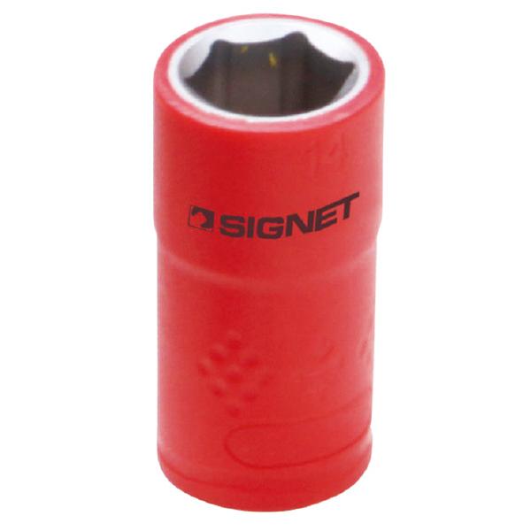 シグネット 3/8DR 絶縁ソケット 6角 14mm (E41614) SIGNET