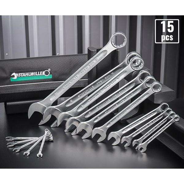 STAHLWILLE 日本正規品 スタビレー 片目片口スパナセット (13/15