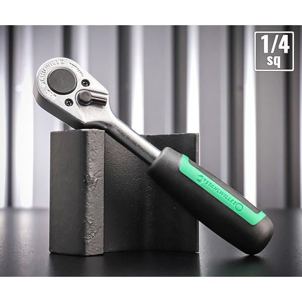 STAHLWILLE（スタビレー） 日本正規品 (1/4SQ)ラチェットハンドル (415