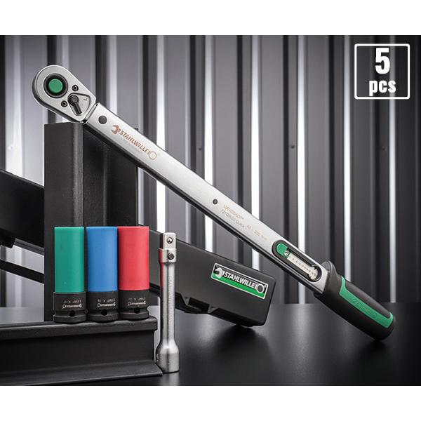 STAHLWILLE トルクレンチセット 721QR/20/3/1QUICK-JP 40-200Nm