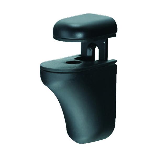 新品 TRUSCO(トラスコ) 棚グリップ 2〜21mm用 黒艶消し TSG221-BK 建築物用金具 20個入 シロクマ TG-6 棚グリップG形 クローム Mサイズ (対応棚板厚2-21mm)