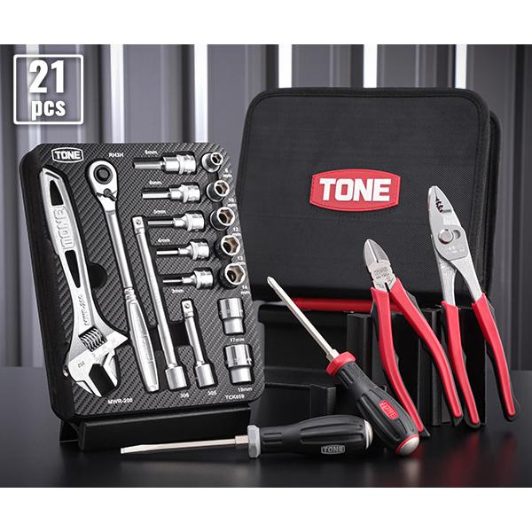 即納 TONE 9.5sq. 21点ツールセット TSX3172 メカニック用 工具 セット