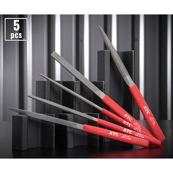 KTC KTC TZKF1A05 組ヤスリ(5本組) 金属加工用ヤスリ : エヒメマシン
