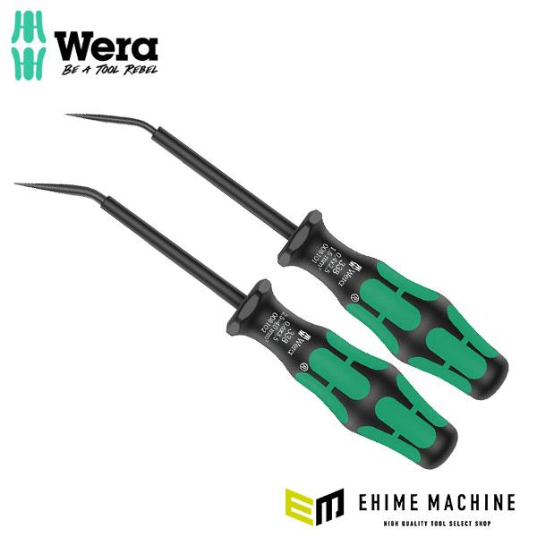 338/2シリーズ。スプリングクランプ用の操作ツール2個セット。湾曲したブレードにより、真っ直ぐなブレードでは到達できないジャンクション ボックス内のスプリング端子を簡単に作動させることができます。ブレードはクランプ内に留まるため、両手が自...