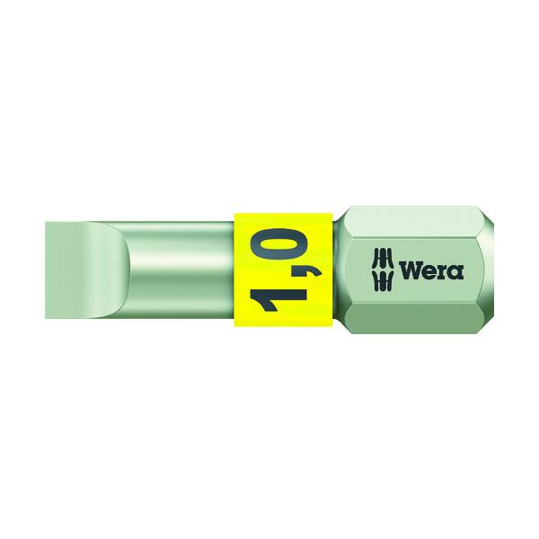 日本正規品 ヴェラ 71001  5.5x1.0/25mm (マイナス)ドライバービット(ステン) (071001)(4013288110961) ベラ Wera