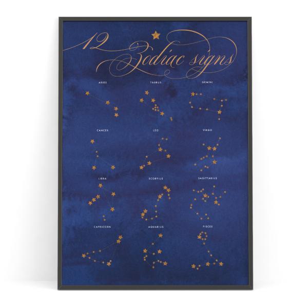 夜空/ポスター ehina_ap-12zodiac
