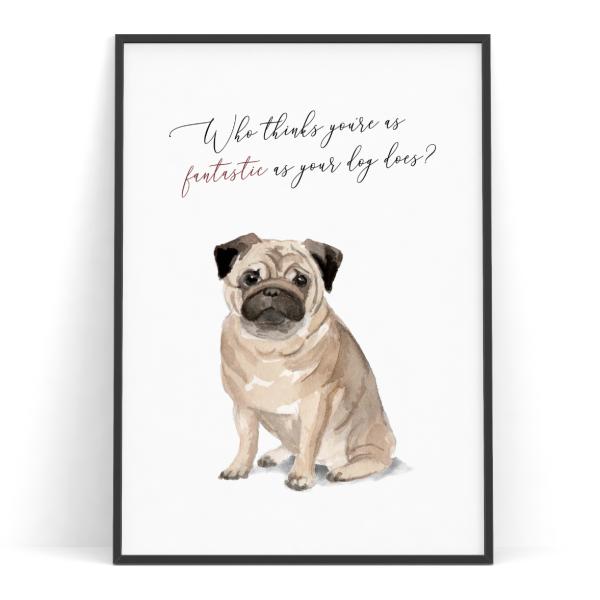 アート 北欧 ポスター 犬 おしゃれ A4 A3 B3 A2 B2 A1 B1 動物 DOG