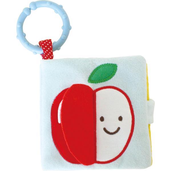 「エド・インター バギーでおでかけ布絵本 もぐもぐばあ」は、くだものをめくるとかわいい顔が出てくる布絵本。シャカシャカリンリン♪音のしかけと布の感触で、赤ちゃんが楽しく遊べます。お部屋の中ではもちろん、ベビーカーにつけやすいリング付きなので...