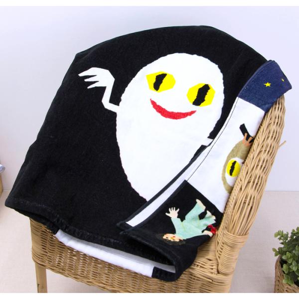 世代を超えて愛されているロングセラー絵本『ねないこだれだ』が、絵本ナビオリジナル「ねないこだれだ おばけバスタオル」になりました。絵本に登場するイラストが、大きなサイズでたっぷりプリントされたバスタオル。お風呂ではもちろん、お昼寝にもちょう...