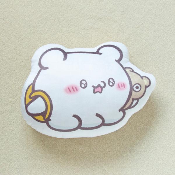 らぶいーず ダイカットクッション すもっぴ 絵本ナビオリジナルグッズ 絵本 グッズ loveeeeetz すもっぴ