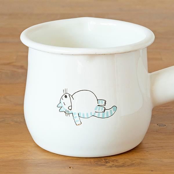 11ぴきのねこ 琺瑯ミルクパン 絵本 馬場のぼる 猫 鍋 グッズ