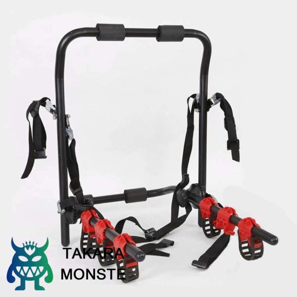 サイクルキャリア 自転車 リアキャリア ロードバイク 3台積み可 コンパクト 固定リアマウント 折りたたみ式 車載 自転車