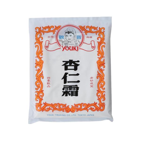 原材料/商品内容：甜杏仁、ぶどう糖、砂糖、コーンスターチ、脱脂粉乳/香料、(一部に乳成分を含む)原産国名：台湾商品説明：杏仁豆腐の香り付けに使用する他、独特の甘く芳しい風味は、ミルクやコーヒーなどの飲料にもよく合います。