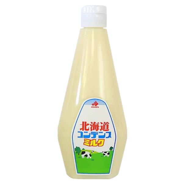 原材料/商品内容：生乳（北海道産）、しょ糖原料原産地：日本商品説明：北海道産生乳で加工したコンデンスミルク、やさしい甘さが特徴的な味です。
