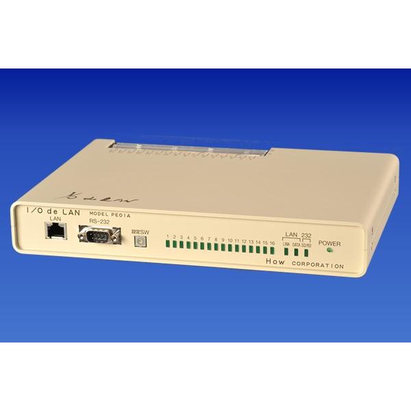 イーサネット通信アダプタ I/OdeLAN (16点版 PE01A) I/OdeLAN（PE01A) : HOW-ヤフー店 - 通販 - Yahoo!ショッピング