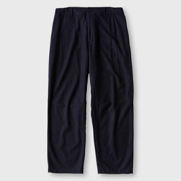 WISLOM / LUCIE 1.1 ワイドトラウザー - FLAN ネイビー 18-10306M【送料無料】   買い回り 買い周り 買いまわり ポイント消化 WISLOM（ウィズロム） WISLOM / LUCIE 1.1 ワイドトラウザー - FLAN