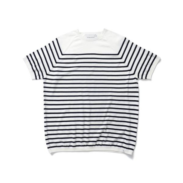 PEREGRINE（ペレグリン） ペレグリン / BRETON Knitted Tee ボーダー