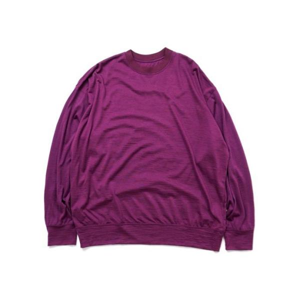 0-CHO-RUI O-（オー）/ MERINO SWEATSHIRT - Wine メリノウール