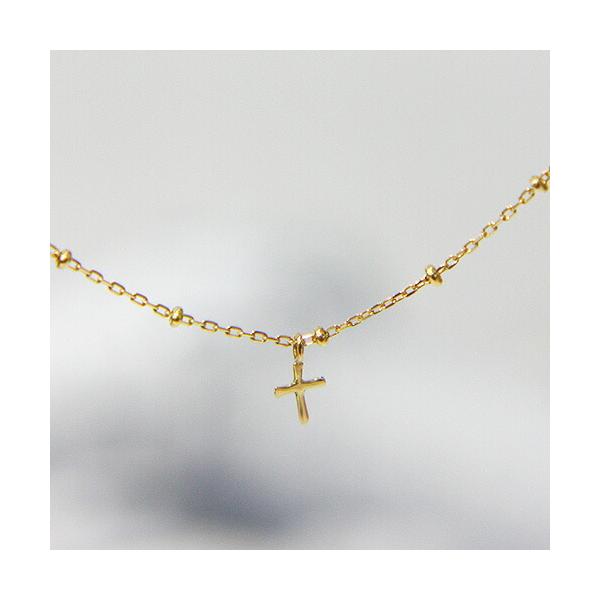 イロンデール K18クロスモチーフネックレス hirondelle et pepin (イロンデールエペパン) / k18 hn-24ss-566