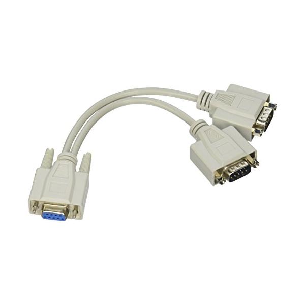 ※併売のため、在庫切れの際はご了承ください。発送委託により倉庫業者がお届けする場合がございます※QVS 8?シリアルdb9メスto db9オススプリッタ