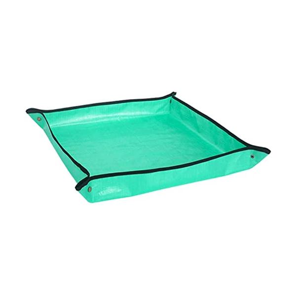 ※併売のため、在庫切れの際はご了承ください。発送委託により倉庫業者がお届けする場合がございます※サイズ：約 100*100cm、カラー/グリーン、材質/ポリエチレン(防水塗装)内容/1枚、表面はPE防水塗装で、防水できます 汚れてもサッと拭...