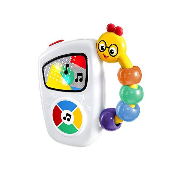 ※併売のため、在庫切れの際はご了承ください。発送委託により倉庫業者がお届けする場合がございます※本体サイズ:15×18.5×4cm電池種類:単三2本(テスト電池付き)対象年齢:3か月以上ボタンを押すとメロディが流れるおもちゃです持ち手がビー...