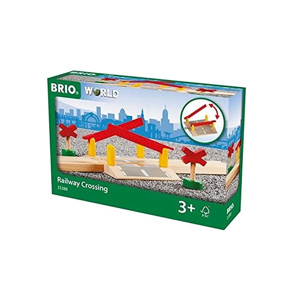 ※併売のため、在庫切れの際はご了承ください。発送委託により倉庫業者がお届けする場合がございます※BRIO (ブリオ)レールウェイシリーズの拡張商品踏切です。手動で遮断機の開閉ができます。セット内容:手動の遮断機ｘ1個、警報機ｘ2個、直線レー...