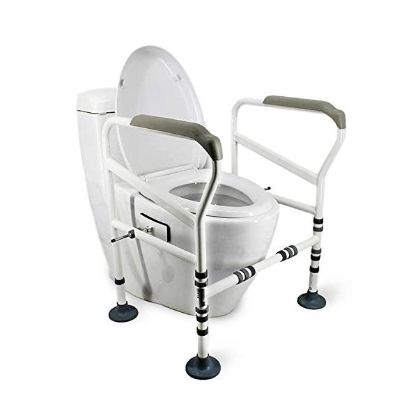 Botthorseトイレ用手すり 立ち上がり補助 トイレ用アーム 調整可能 転倒防止 工事不要 介護用品 補助手すり 日本語説明書付き 折り畳み式