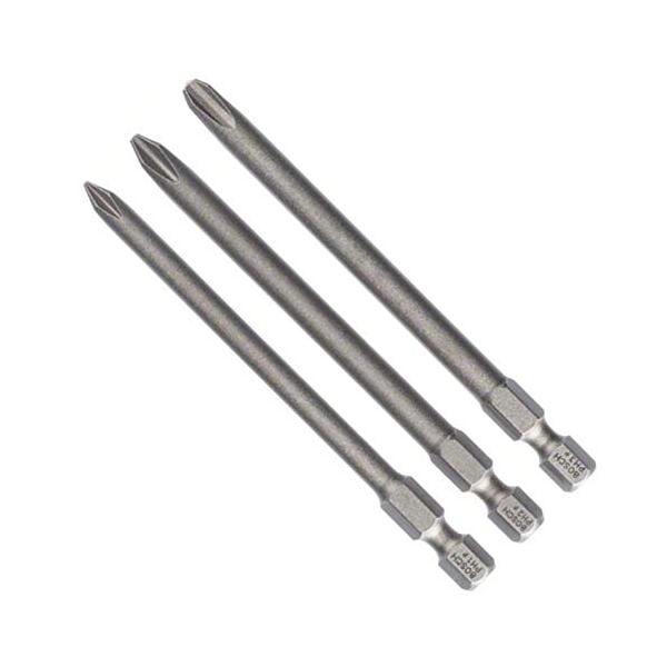ボッシュ(BOSCH) ドライバービットセット(3本・六角軸6.35mm・9mm溝シャンク・PH1・2・3x89mm) 2607001757