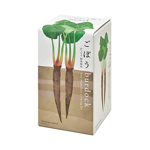 ※併売のため、在庫切れの際はご了承ください。発送委託により倉庫業者がお届けする場合がございます※商品サイズ:約10.3×10.3×18.8cmセット内容:ポット(PE),種,土,説明書×各１土がたっぷりと入る深鉢でつくる、根菜栽培セット根菜...