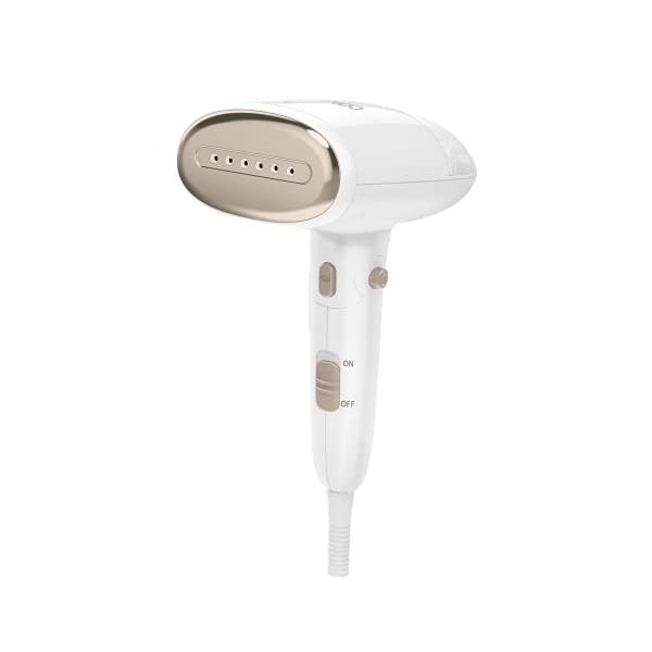 ※併売のため、在庫切れの際はご了承ください。発送委託により倉庫業者がお届けする場合がございます※サイズ:幅19×奥行10.5×高さ21.3cm本体重量:0.8kgスチーム噴射量:約16g/分水タンク容量:80mlコードの長さ:2.5m