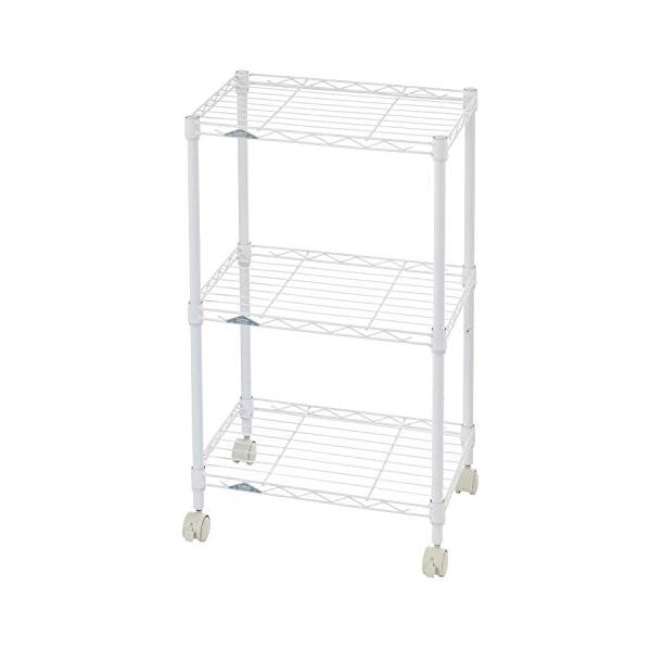 ※併売のため、在庫切れの際はご了承ください。発送委託により倉庫業者がお届けする場合がございます※本体重量(約):3.65kg材質:スチールシェルフ(棚板)・ポール:スチール(粉体塗装) ナイロンキャスター:ナイロン樹脂 スリーブ:ABS樹脂...