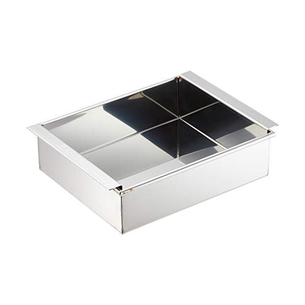 ※併売のため、在庫切れの際はご了承ください。発送委託により倉庫業者がお届けする場合がございます※サイズ:間口×奥行×高さ(mm)135×165×47重量:387g素材・材質:18-8 ステンレス原産国:日本