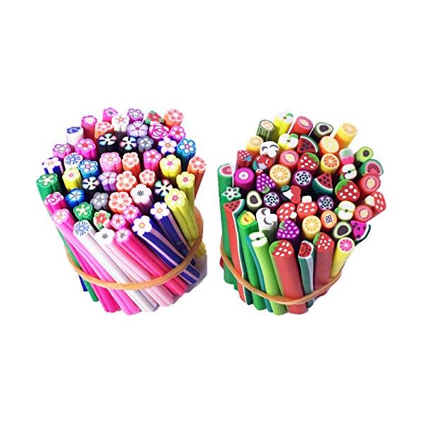 ※併売のため、在庫切れの際はご了承ください。発送委託により倉庫業者がお届けする場合がございます※?ネイル デコパーツ 人気のフルーツ50本、フラワー50本をセット。?サイズ 長さ約5cm、直径約5mm?素材：樹脂?あなたの好みで、バリエーシ...