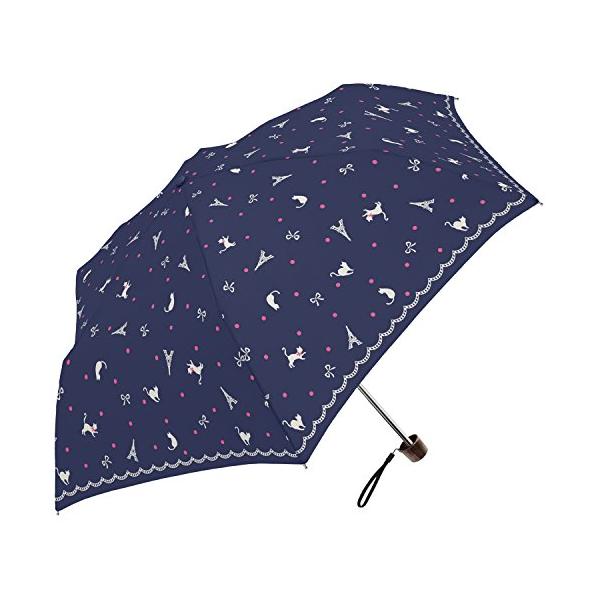 ミクニ キャットドット 全3色 折りたたみ傘 手開き 日傘/晴雨